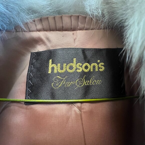 Beautiful Mink Jacket with Fox Tuxedo Fur Trim and side pockets - Picture 6 of 6